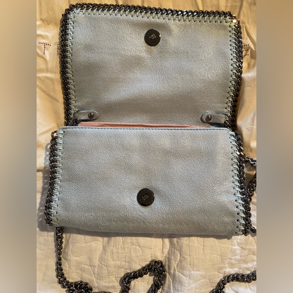 ✨Host Pick ✨CTELLA MCCARTNEY Shaggy Deer Falabella Crossbody Bag Duck Blue - Picture 3 of 16